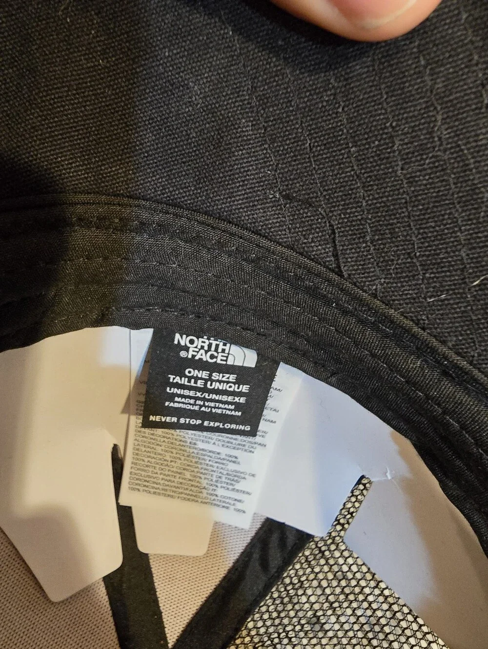 New Mens TNF The North Face Box Logo Trucket Trucker Mesh Back Cap